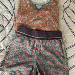 Natural Life pajama set M/L long sleeve and shorts